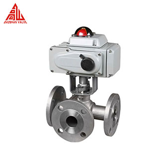 Electric Three Way Ball Valve