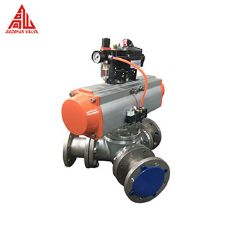 Y Type Three Way Ball Valve